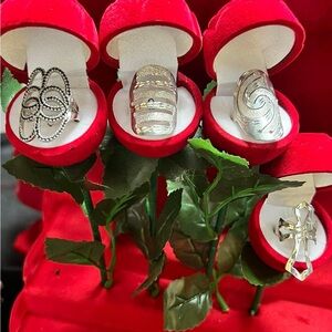 Mexican silver rings .925